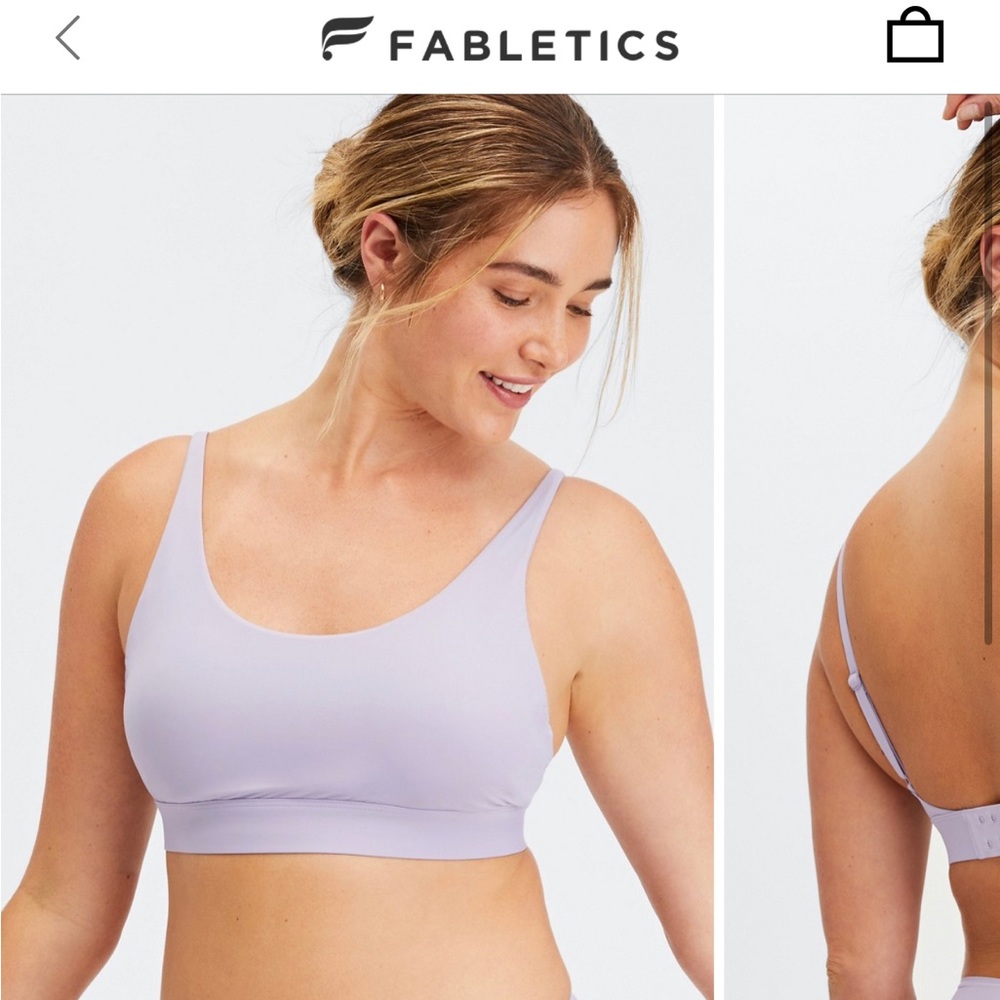 Fabletics Naked Feel Scoop Neck Bralette